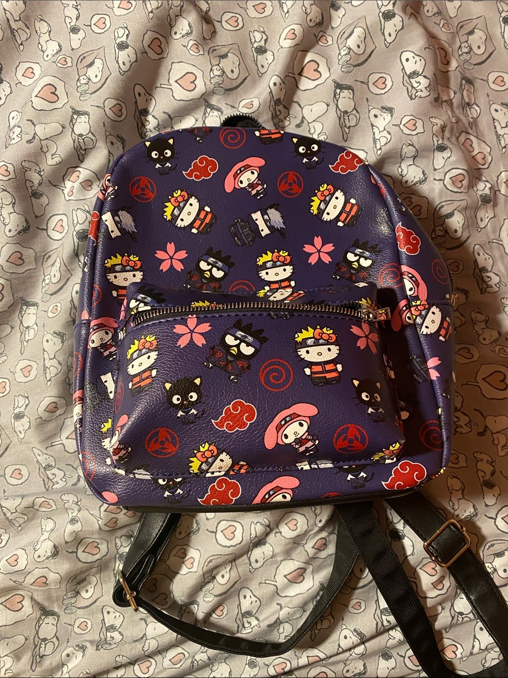 Hot Topic Sanrio x Naruto mini backpack